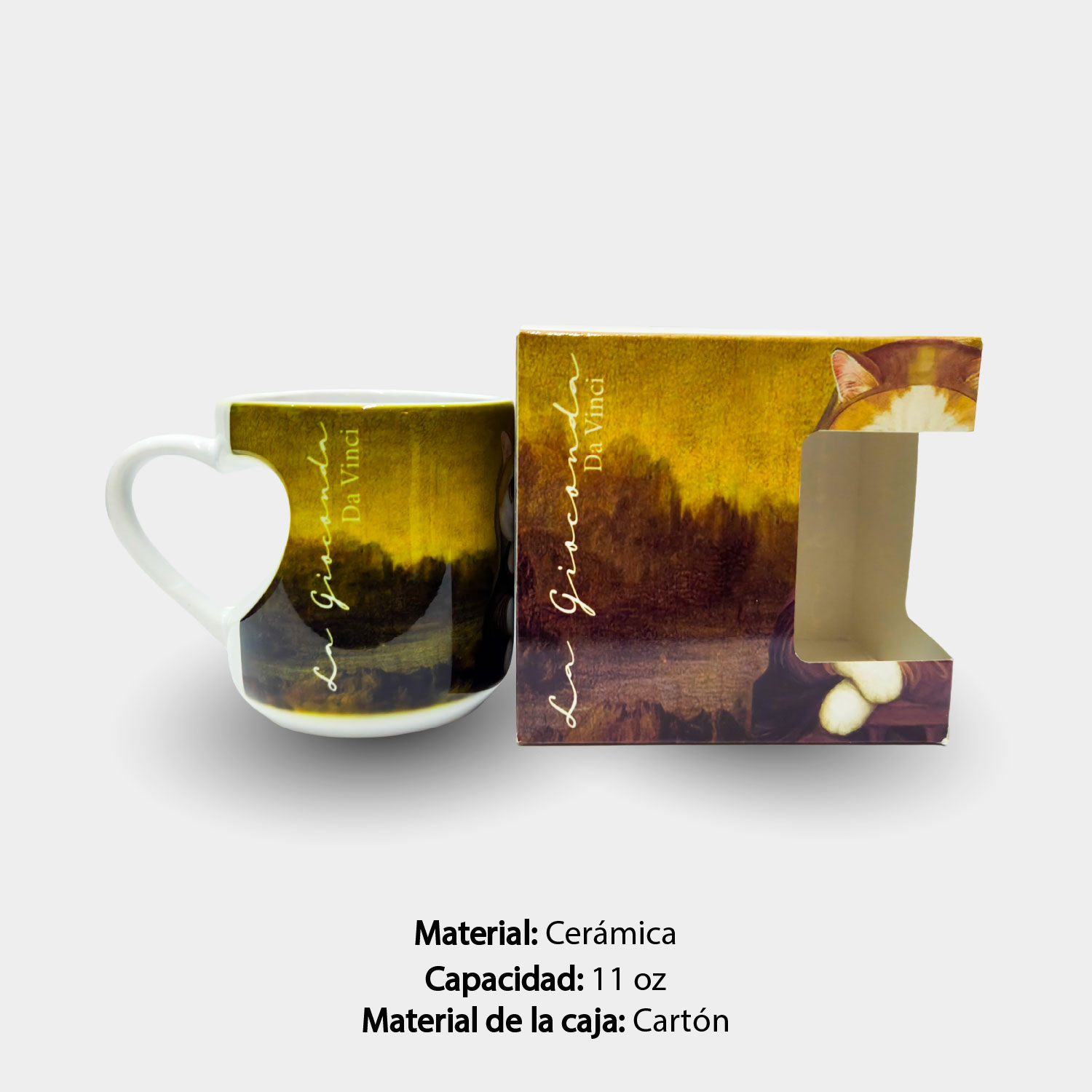 Taza Corazón (La Gioconda) - Imagen 5