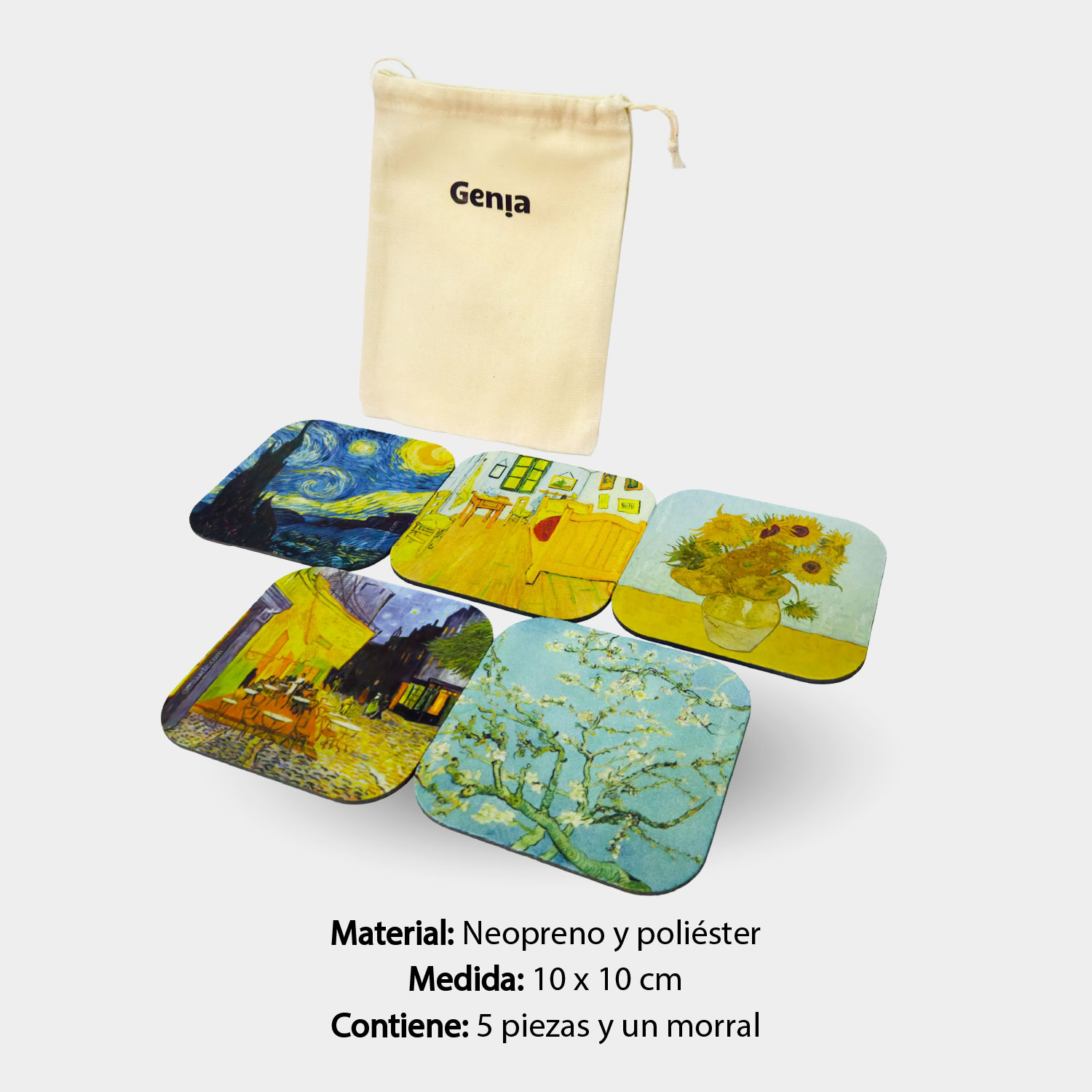 Kit de Portavasos (Van Gogh) - Imagen 9