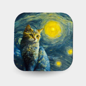 Portavaso (Gato Noche estrellada)