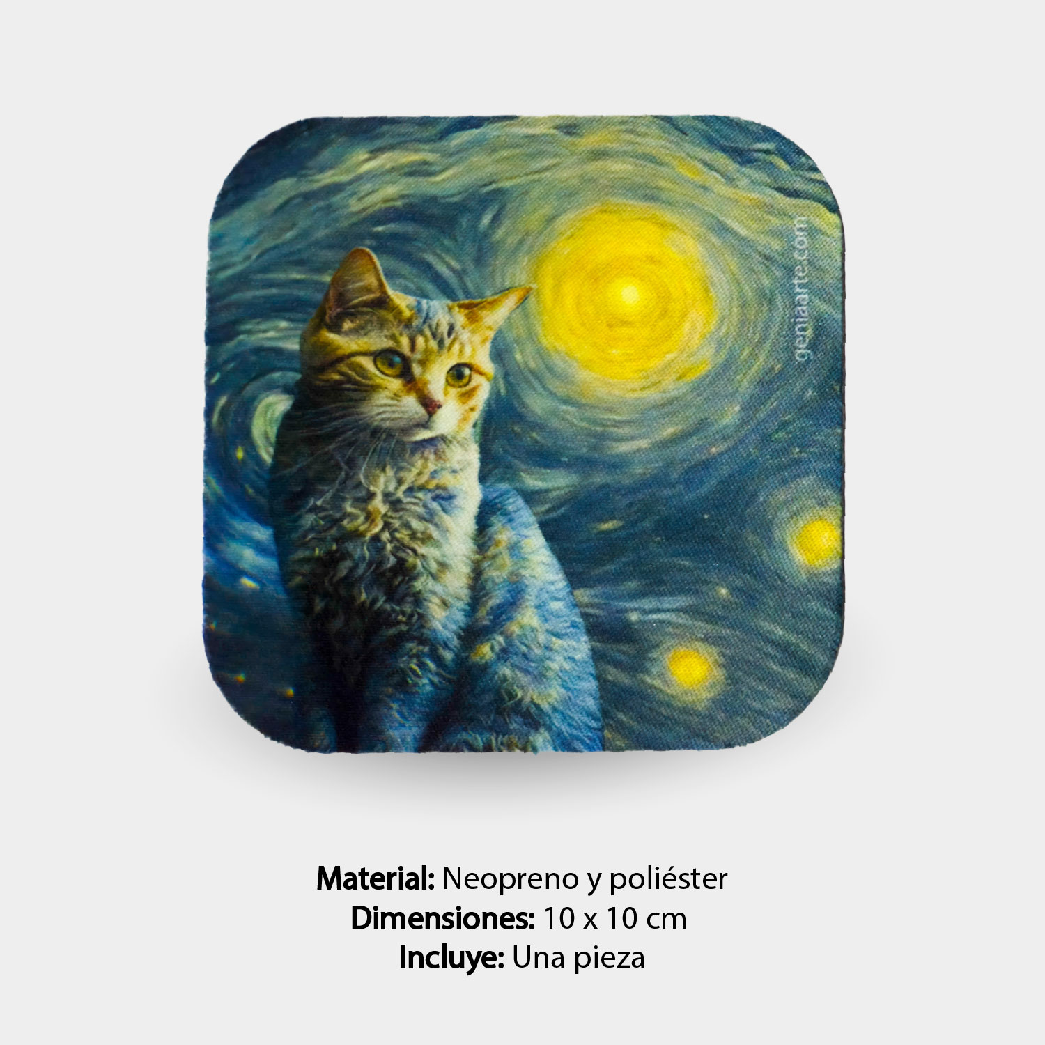 Portavaso (Gato Noche estrellada) - Imagen 6