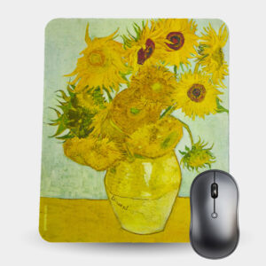 Mousepad (Jarron con doce girasoles)