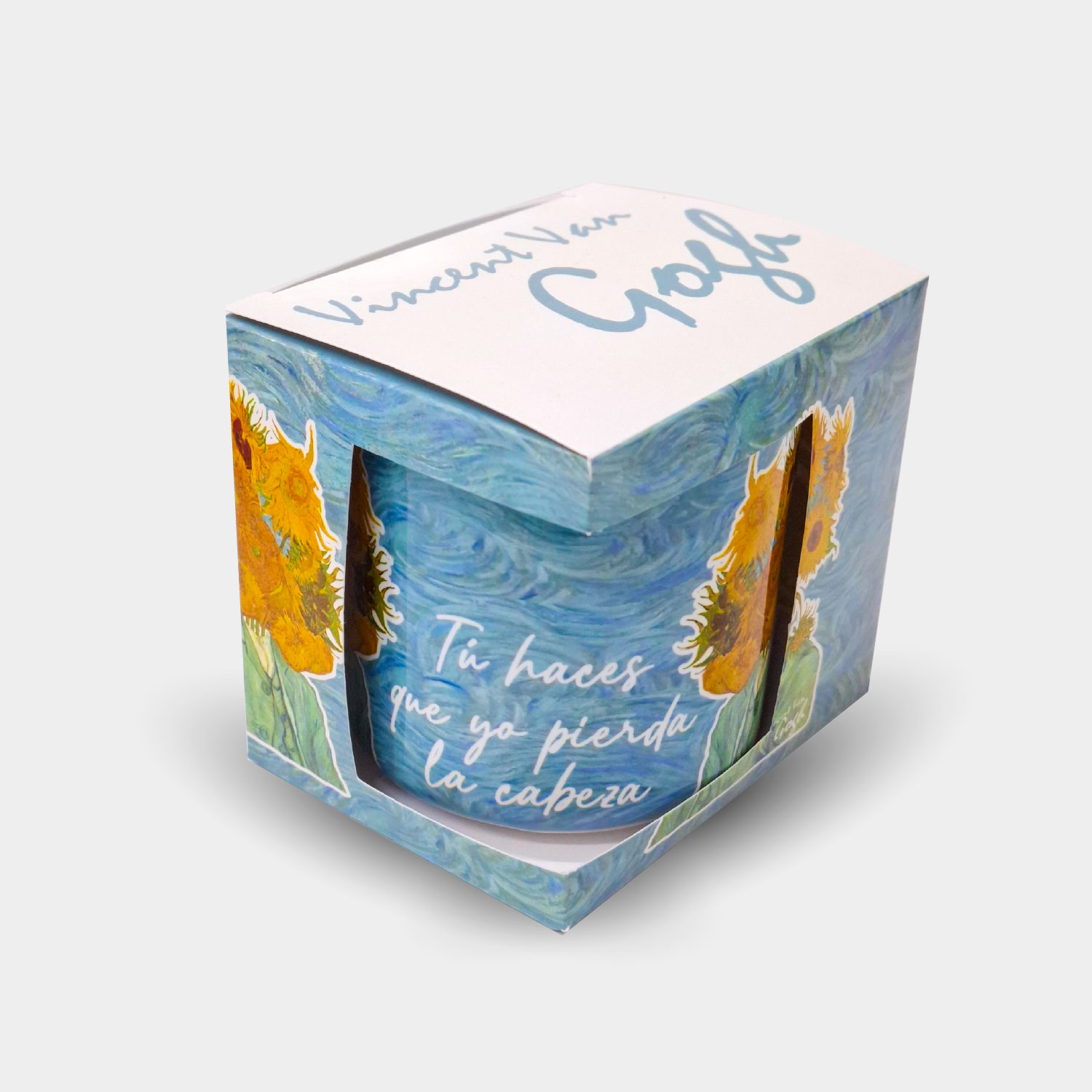 Taza Corazón (Girasoles) - Imagen 4